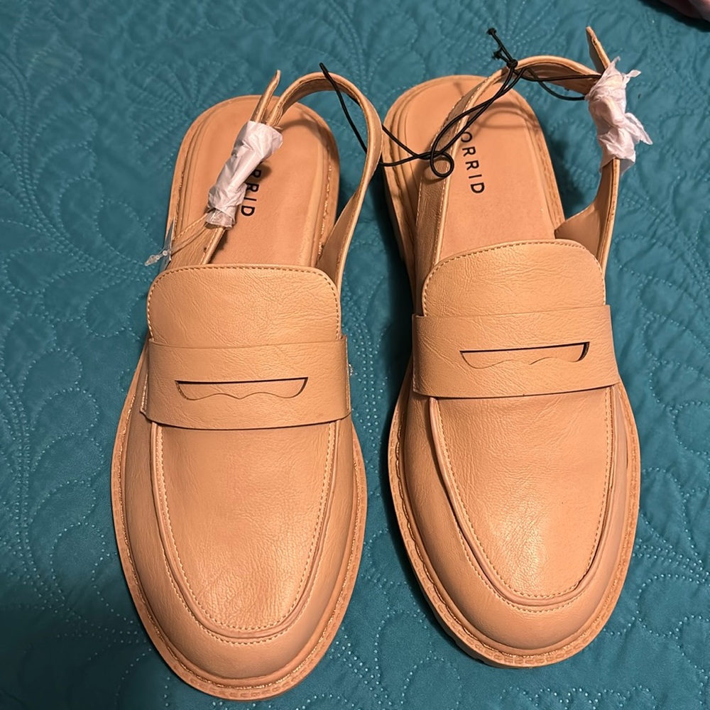NWT Torrid Sling Back Lug Loafer